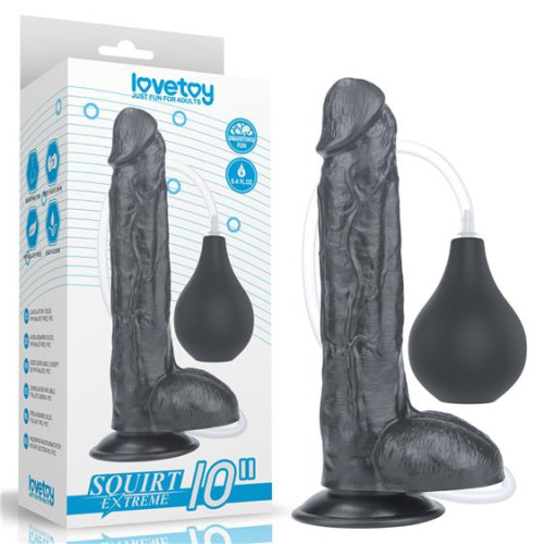 Фаллоимитатор LoveToy Squirt Extreme Dildo 10 Black