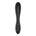 Двухсторонний стеклянный дилдо Satisfyer Dazzling Crystal 1 Black, очень крепкий, без стопера.
