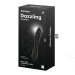 Двухсторонний стеклянный дилдо Satisfyer Dazzling Crystal 1 Black, очень крепкий, без стопера.