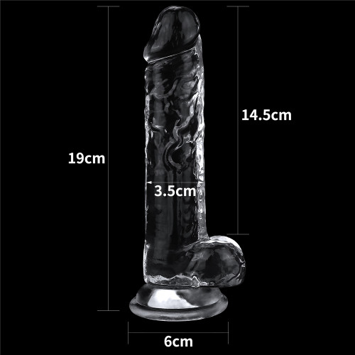 Фалоімітатор LoveToy Flawless Clear Dildo 7.5 Clear
