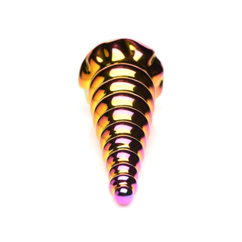 Фентезійний фалоімітатор Creature Cocks Twilight Rainbow Glass Dildo