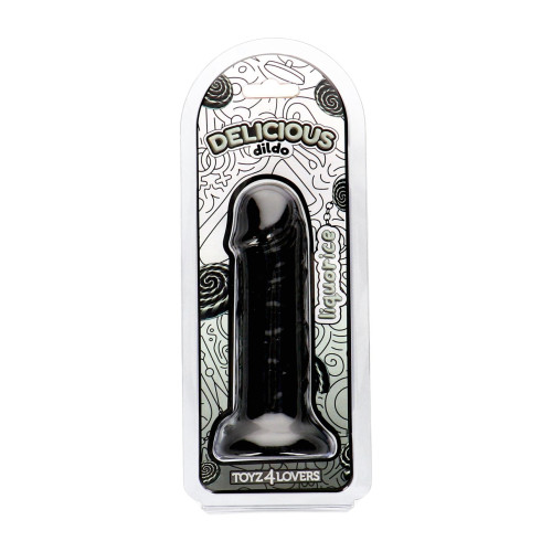 Фаллоимитатор с ароматом лакрицы Toyz4lovers Delicious Dildo Liquorice, 15 см