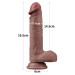 Фаллоимитатор LoveToy Dual-Layered Silicone Cock 7.5 Brown