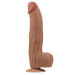 Фаллоимитатор LoveToy Sliding-Skin Dual Layer Dong 12 Brown