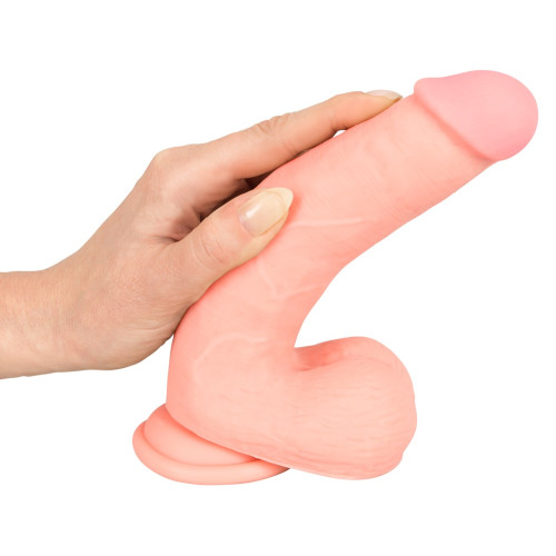 Фалоімітатор You2Toys з мошонкою Medical Silicone Dildo Тілесний 20 см 526681