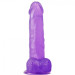 Фаллоимитатор LoveToy Jelly Studs Crystal Dildo Фиолетовый 20 см