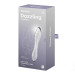 Двухсторонний стеклянный дилдо Satisfyer Dazzling Crystal 1 Transparent, очень крепкий, без стопера.
