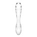 Двухсторонний стеклянный дилдо Satisfyer Dazzling Crystal 1 Transparent, очень крепкий, без стопера.
