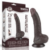 Фалоімітатор LoveToy Sliding-Skin Dual Layer Dong 7.5 992 Black