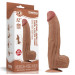 Фаллоимитатор LoveToy Sliding-Skin Dual Layer Dong 12 Brown