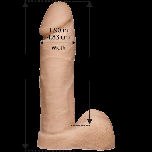 Фалоімітатор Doc Johnson Platinum TRUSKYN The Tru Ride 8 Inch