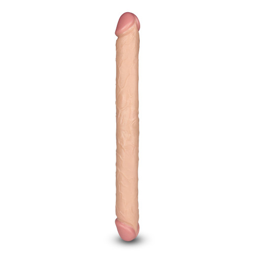 Двосторонній фалоімітатор LoveToy KingLoveToySized Realistic Slim Ultra Double Dildo 17
