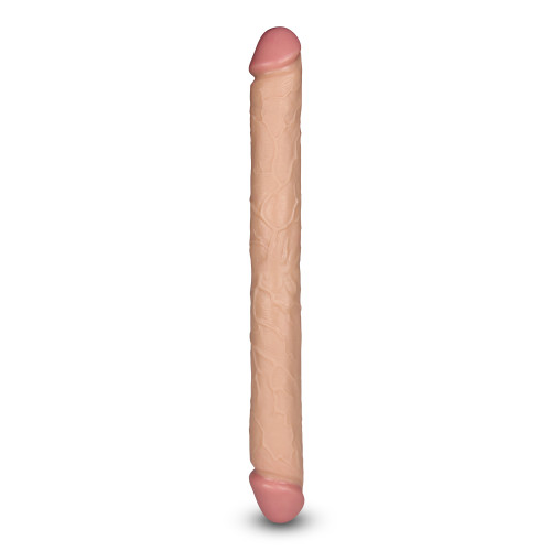 Двосторонній фалоімітатор LoveToy KingLoveToySized Realistic Slim Ultra Double Dildo 17