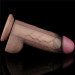 Фаллоимитатор LoveToy DualLoveToyLayered Silicone Cock XXL 9.5 Brown