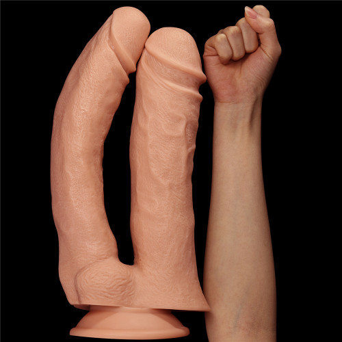 Фаллоимитатор LoveToy King-Sized Realistic Mega Double Dildo 12"