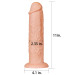 Фаллоимитатор LoveToy Realistic Long Dildo 11 Телесный