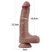 Фалоімітатор LoveToy Dual-Layered Silicone Cock 8.5 Brown 987