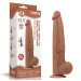 Фаллоимитатор LoveToy Sliding-Skin Dual Layer Dong 13.5 Brown