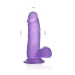 Фалоімітатор з мошонкою LoveToy Jelly Studs Crystal Dildo Small 6 Purple