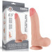 Фалоімітатор LoveToy Sliding-Skin Dual Layer Dong 8.5 999 Flesh