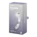 Двухсторонний стеклянный дилдо Satisfyer Double Crystal Transparent, боросиликатное стекло, унисекс