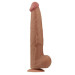 Фаллоимитатор LoveToy Sliding-Skin Dual Layer Dong 13.5 Brown