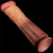Фаллоимитатор LoveToy Dual-Layered Silicone Cock 12 Brown