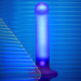 Дилдо, що світиться Strap-On-Me Glow-LED Dildo Purple - M