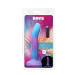 Светящийся в темноте фаллоимитатор ADDICTION Rave 8 Glow in the Dark Dildo Blue Purple, 20,3 см