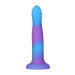 Светящийся в темноте фаллоимитатор ADDICTION Rave 8 Glow in the Dark Dildo Blue Purple, 20,3 см