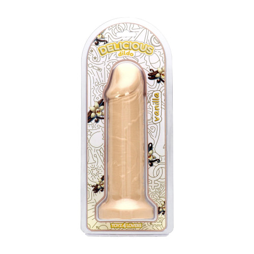 Фалоімітатор з ароматом ванілі Toyz4lovers Delicious Dildo Vanilla, 25 см