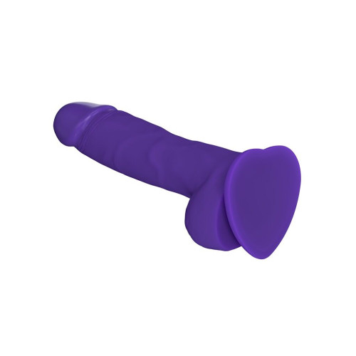 Реалістичний фалоімітатор Strap-On-Me SOFT REALISTIC DILDO Фіолетовий Size XL