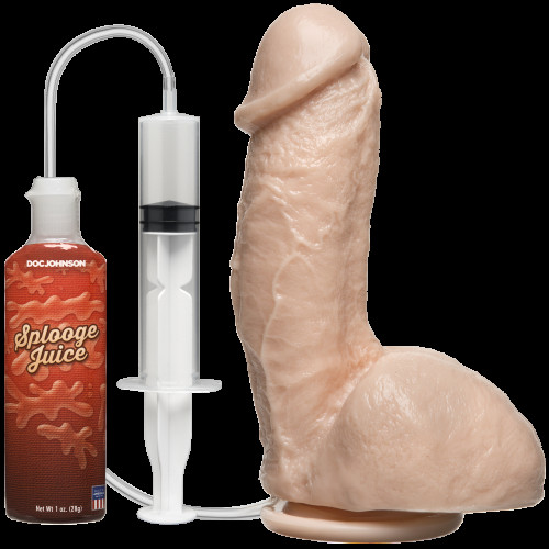 Закінчуючий фалоімітатор Doc Johnson The Amazing Squirting Realistic Cock