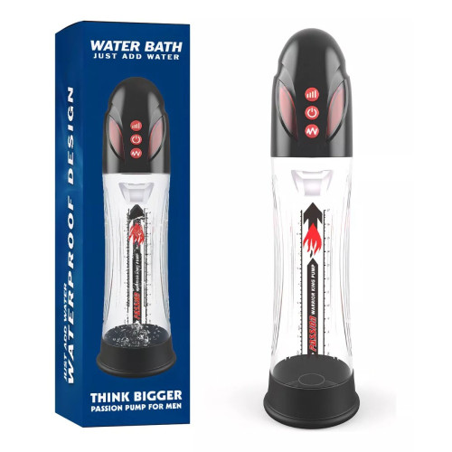 Автоматична гідропомпа 2в1 (вода/повітря) Water Bath, 2 режими, індикація рівня вакууму