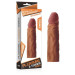 Насадка на член LoveToy Pleasure X-Tender Penis Sleeve Add 2 Коричневая