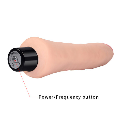 Реалистичный вибратор LoveToy Reel Softee Телесный 9