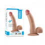 Фалоімітатор з мошонкою LoveToy Dildo The Ultra Soft Dude Тілесний 20 см