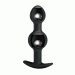 Анальная пробка Pretty Love silicone Anal balls Черная 10.4 см