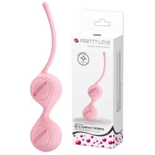 Вагинальные шарики Pretty Love Kegel Balls Розовые 3.2 см
