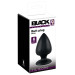 Анальная пробка Black Velvets Butt Plug Extra Черная