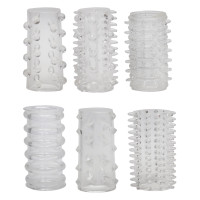 Набор насадок на член You2Toys Red Roses Прозрачный Набор насадок на член You2Toys Red Roses Прозрачный