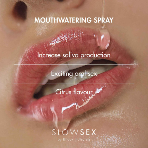 Спрей для посилення слиновиділення Slow Sex by Bijoux Indiscrets MOUTHWATERING SPRAY