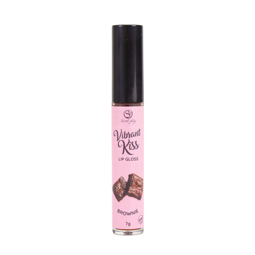 Блиск для губ з ефектом вібрації Secret Play Brownie Lip Gloss Vibrant Kiss