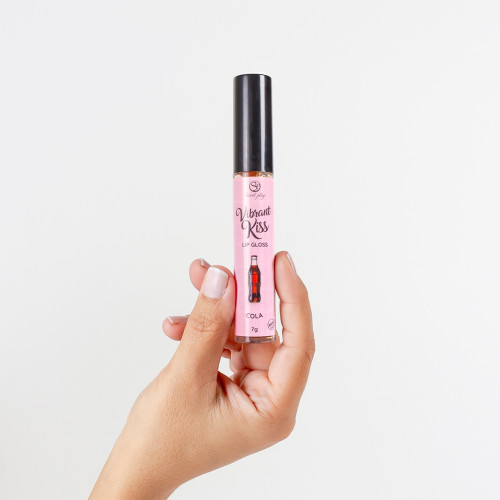Блиск для губ з ефектом вібрації Secret Play Coke Lip Gloss Vibrant Kiss