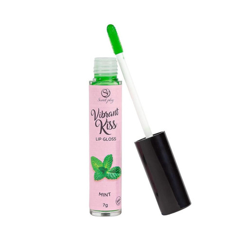 Блиск для губ з ефектом вібрації Secret Play Mint Lip Gloss Vibrant Kiss
