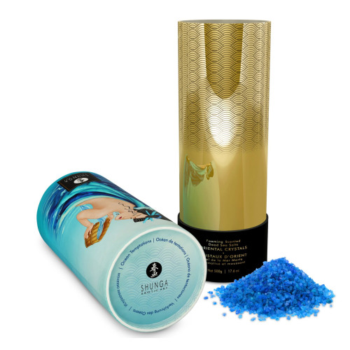 Пінлива сіль для ванни Shunga Dead Sea salt Oriental Crystals — Ocean Temptations (500 г)