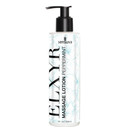 Лосьон для массажа ног и ступней Sensuva ELXYR Massage Lotion Peppermint (236 мл)