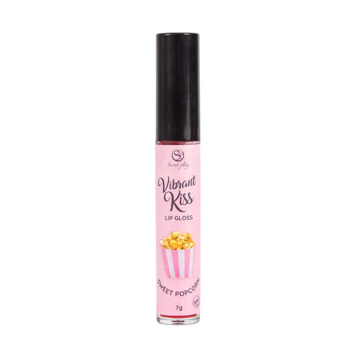 Блиск для губ з ефектом вібрації Secret Play Sweet Popcorn Lip Gloss Vibrant Kiss