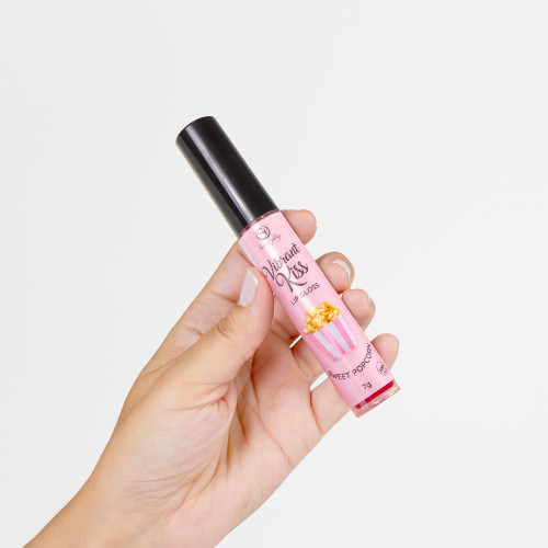 Блиск для губ з ефектом вібрації Secret Play Sweet Popcorn Lip Gloss Vibrant Kiss