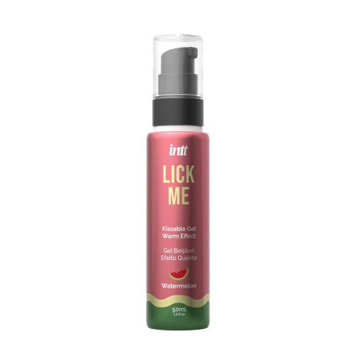 Гель для оральных ласк с согревающим эффектом INTT Lick Me Kissable Gel Watermelon 50 мл